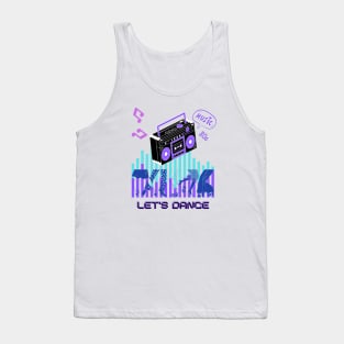 Let's Dance 80s music Tank Top